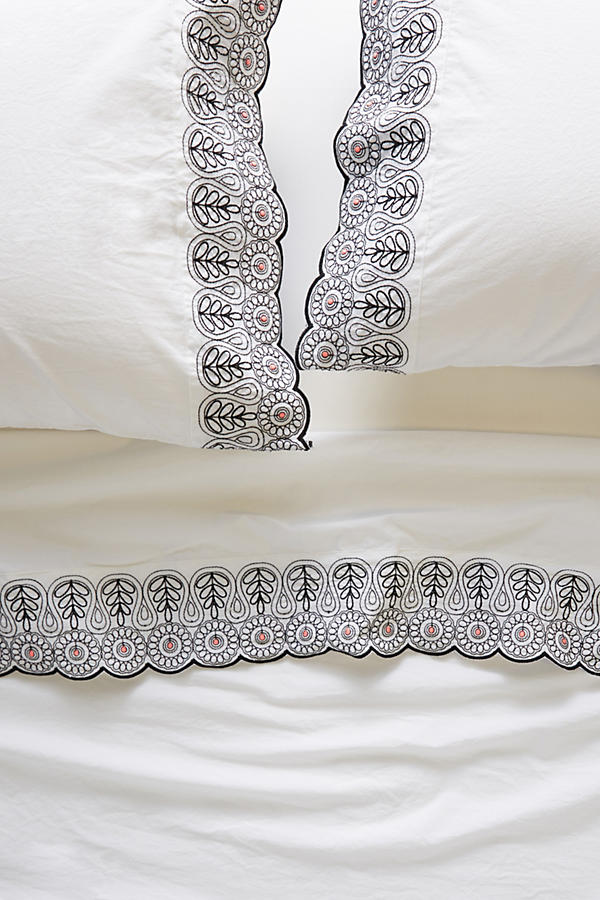 Slide View: 1: Anita Embroidered Sheet Set