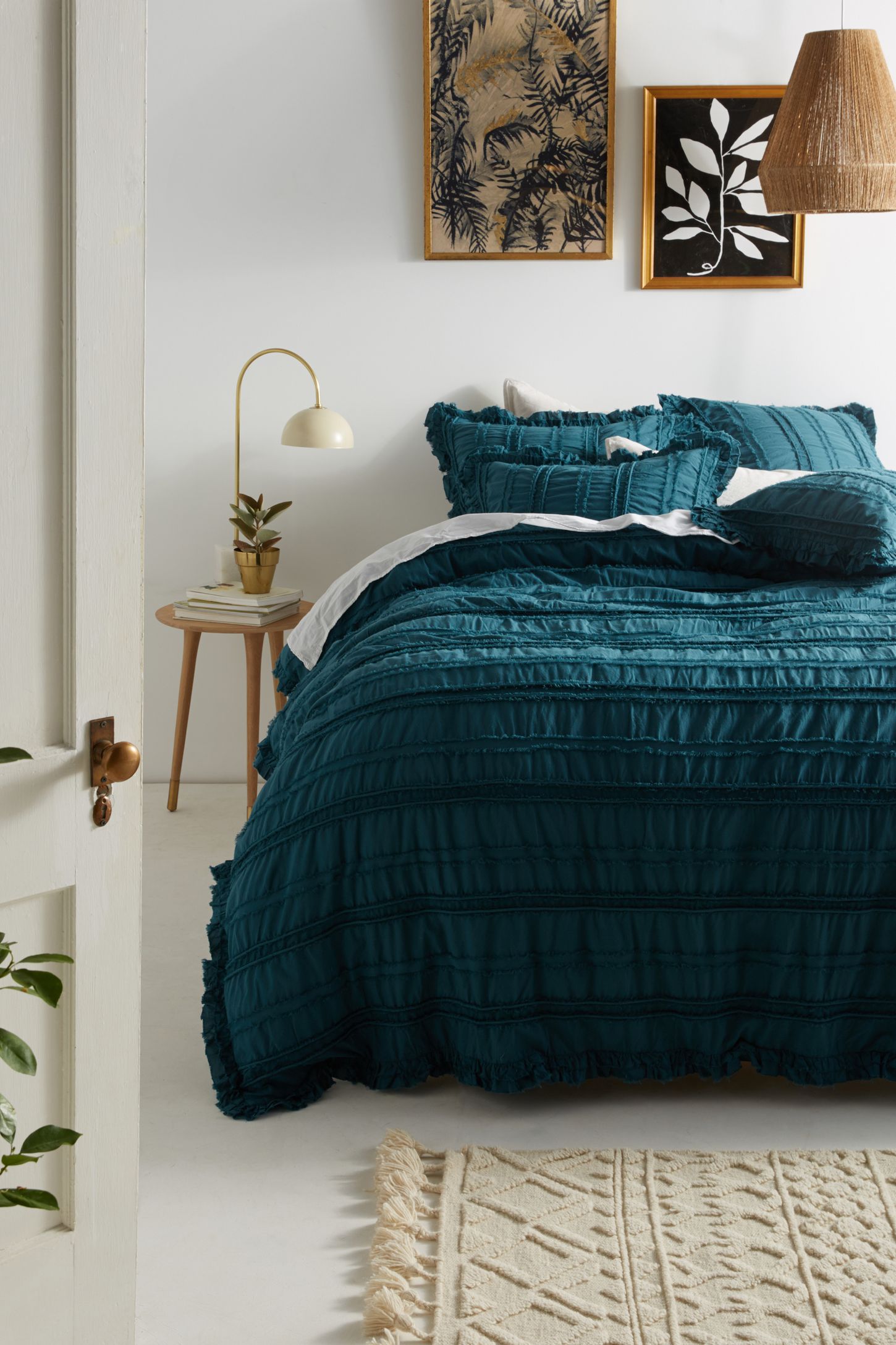 Green Duvet Covers Boho & Linen Duvet Covers