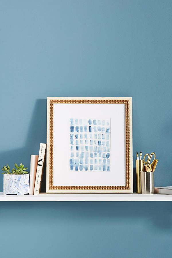 Slide View: 1: Blue Wash Blocks Wall Art