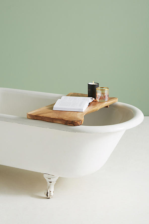 Slide View: 1: Wooden Bath Caddy