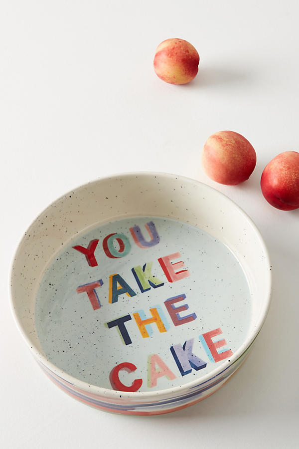 Slide View: 1: Painter's Palette Pie Dish