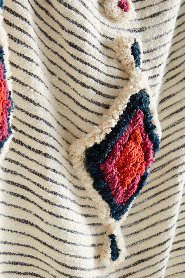 Tufted Ayla Throw Blanket Anthropologie