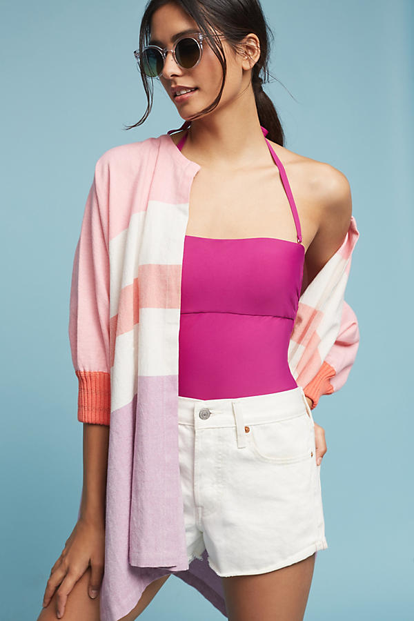 Slide View: 1: Kaden Striped Kimono
