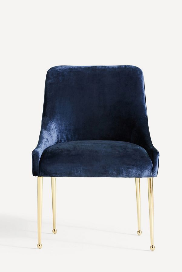 Slub Velvet Elowen Chair Anthropologie