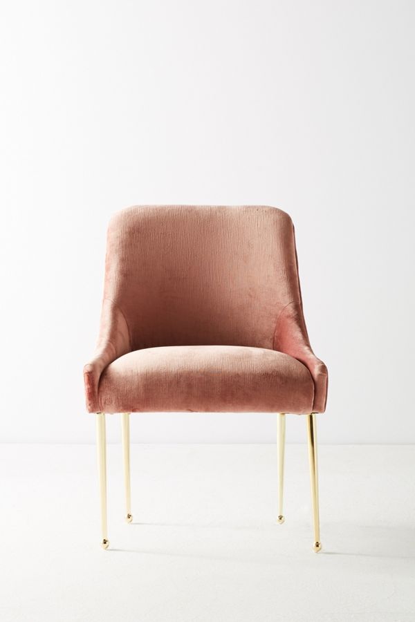 Slide View: 2: Slub Velvet Elowen Chair