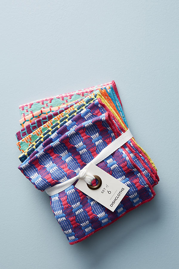 Slide View: 1: Geo-Printed Dishcloth Set