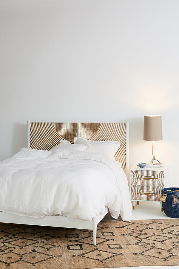 Slide View: 1: Carved Thalia Bed