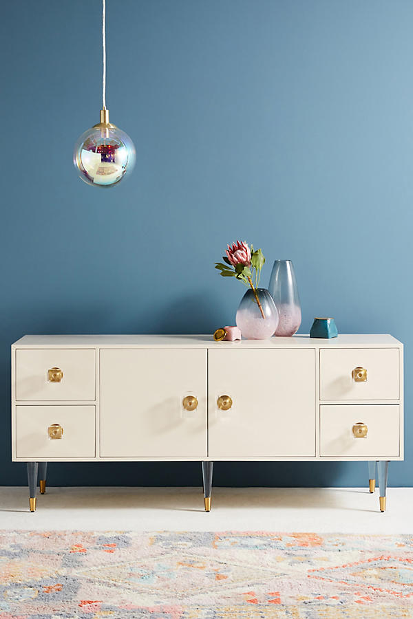 Slide View: 1: Lacquered Regency Buffet