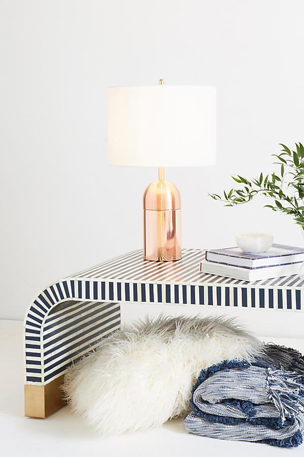 Slide View: 1: Tonal Metallic Lamp Ensemble