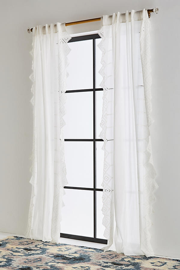 Slide View: 1: Embroidered Jivira Curtain