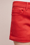 Thumbnail View 3: Pilcro Hyphen Mid-Rise Shorts, Red