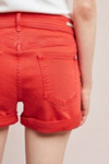 Thumbnail View 4: Pilcro Hyphen Mid-Rise Shorts, Red