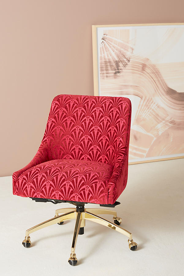 Slide View: 1: Elowen Swivel Office Chair