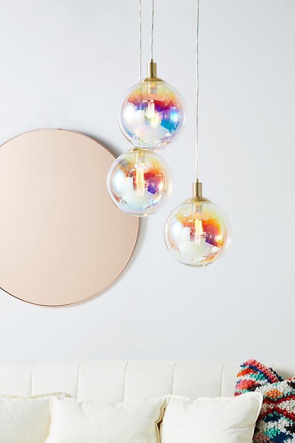 Slide View: 1: Chroma Bubble Pendant Trio