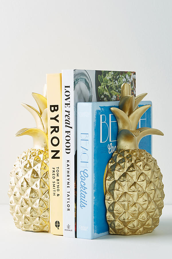 Slide View: 1: Pineapple Bookends