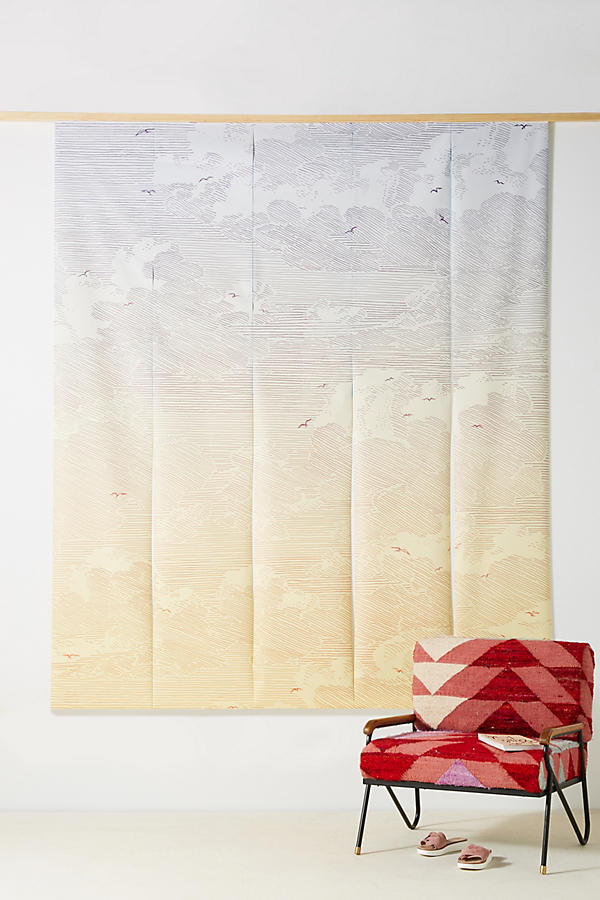 Slide View: 1: Cloud Formation Mural