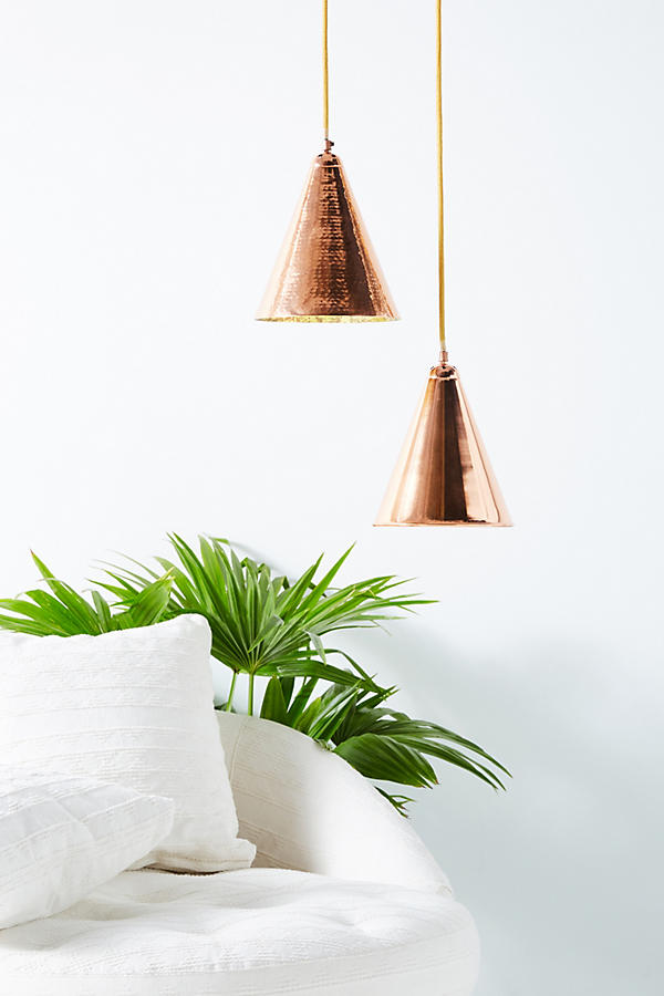 Slide View: 6: Copper Cone Pendant