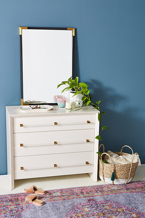 Slide View: 1: Merriton Three-Drawer Dresser