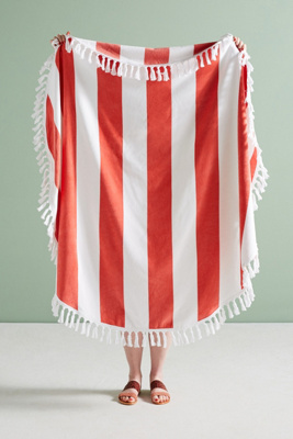 Cabana Round Beach Towel