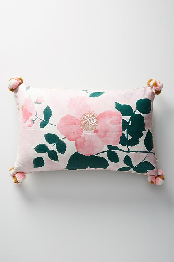 Slide View: 1: Bonnie and Neil Tea Rose Pillow