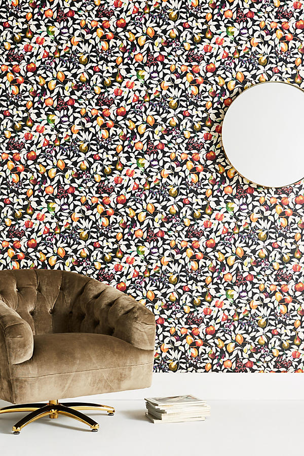 Slide View: 1: Liberty London Fruit Billett Wallpaper