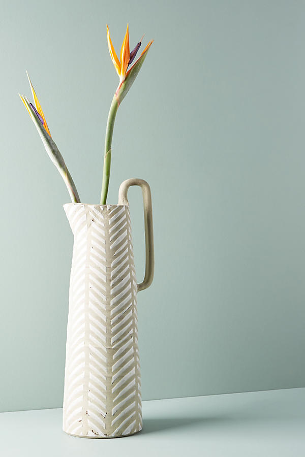 Slide View: 1: Lineal Pitcher Vase