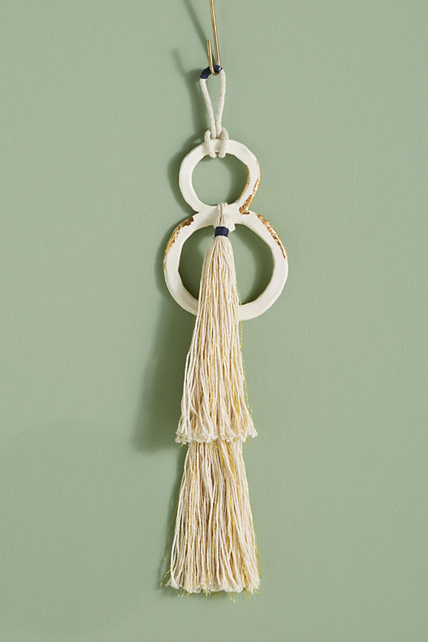 Slide View: 1: Lombard Ceramic Fringe Wall Art