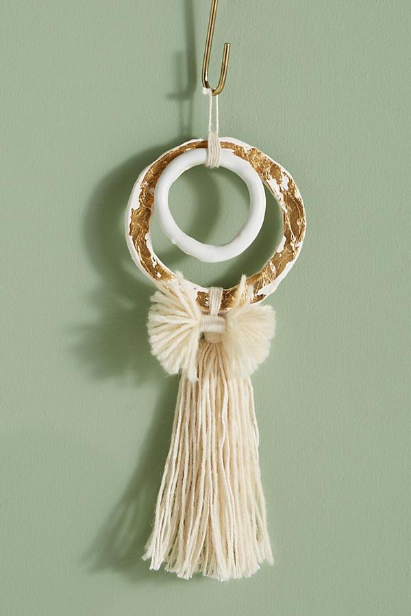 Slide View: 1: Callowhill Ceramic Fringe Wall Art