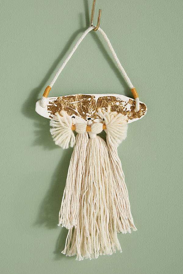 Slide View: 1: Callowhill Ceramic Fringe Wall Art