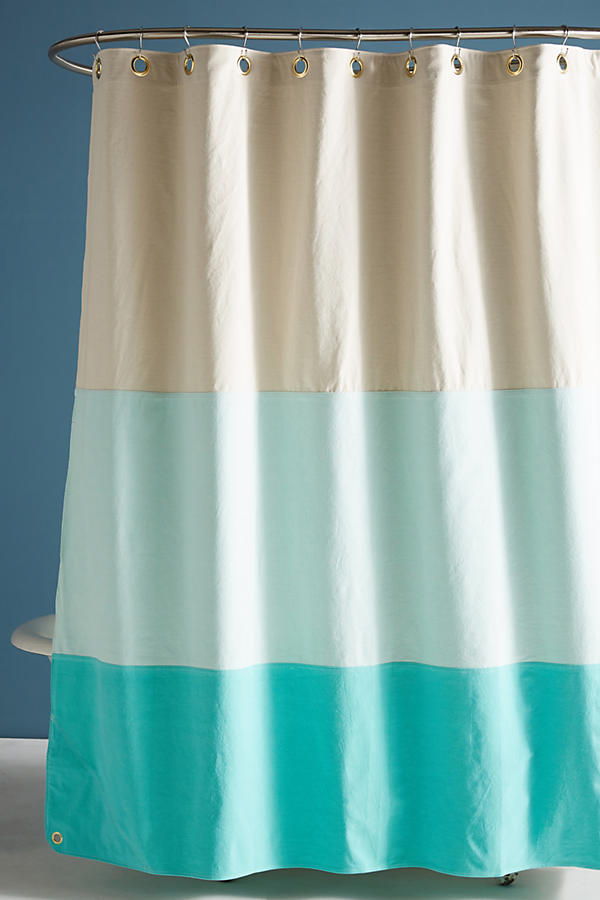 Slide View: 1: Quiet Town Lido Shower Curtain