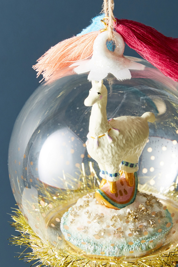 Slide View: 2: Snowglobe Habitat Ornament