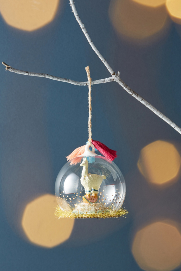 Slide View: 1: Snowglobe Habitat Ornament
