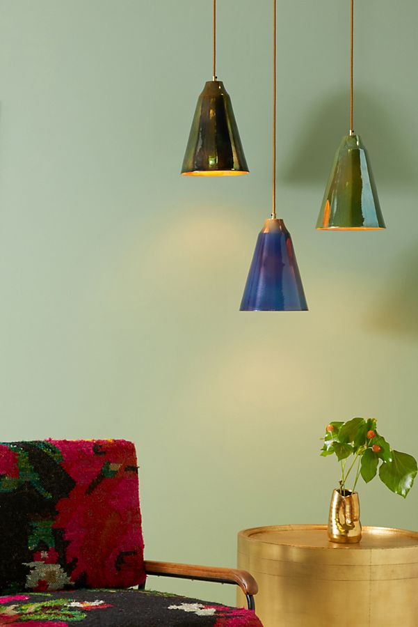Slide View: 1: Ceramic Luster Pendant