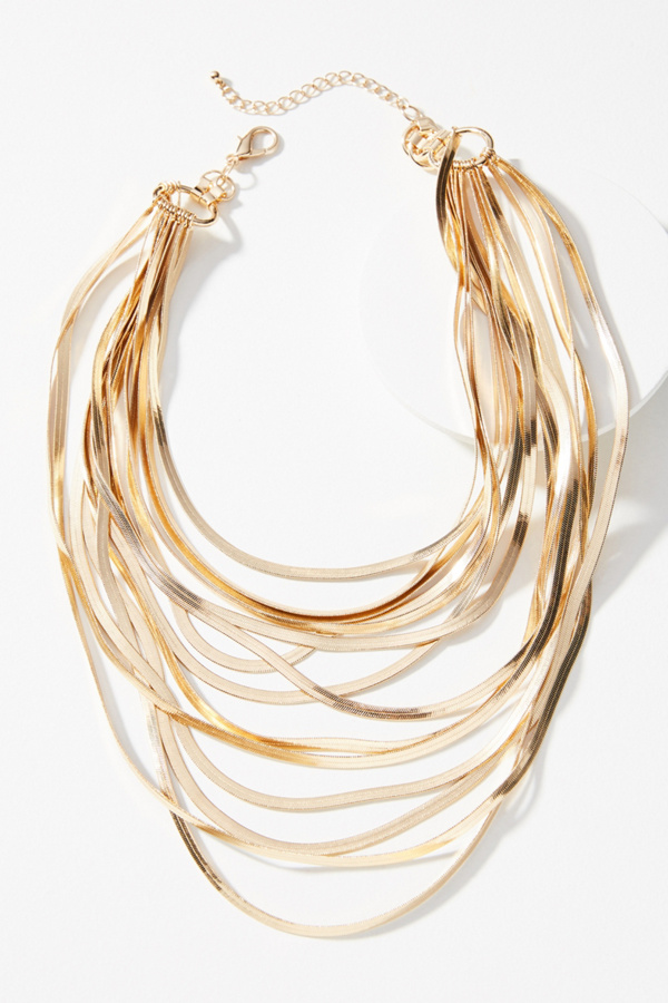 Snake Chain Layered Necklace Anthropologie