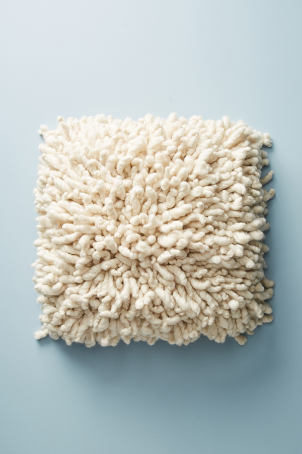 Wool Fringe Pillow Anthropologie