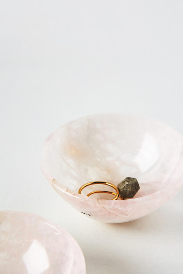 Slide View: 1: Rose Quartz Bowl