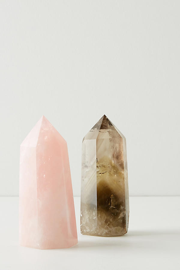 Slide View: 3: Rose Quartz Decorative Object
