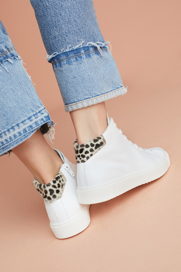 D.O.F. Leopard HighTop Sneakers Anthropologie
