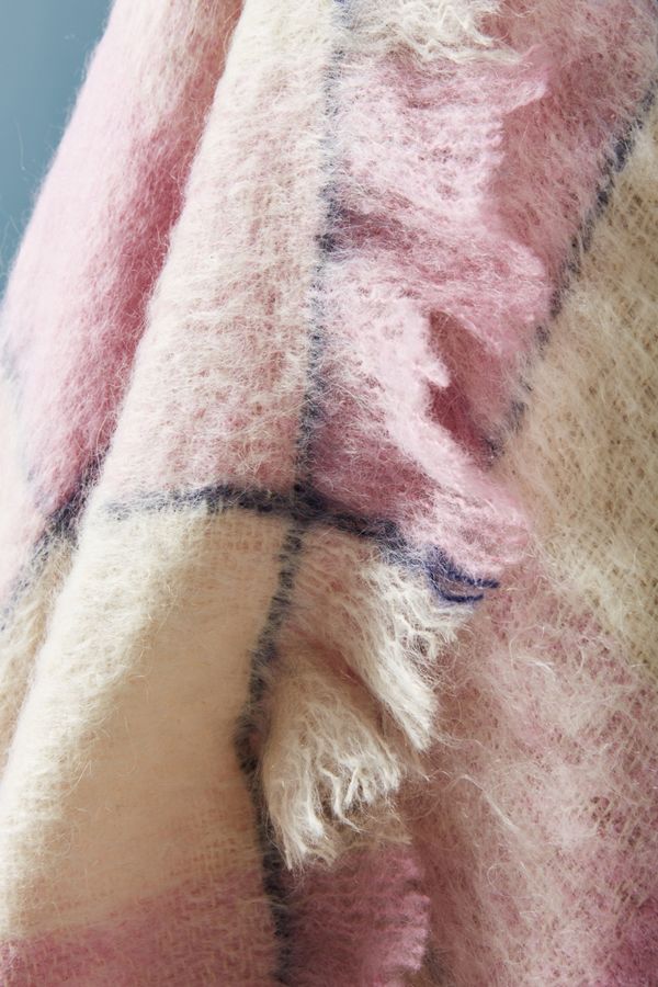 Avoca Mohair Throw Blanket Anthropologie