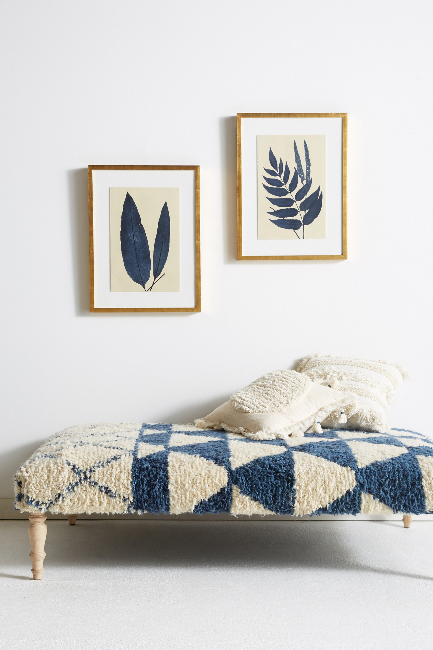 Indigo Ferns Wall Art Anthropologie