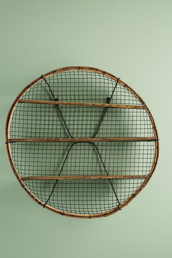 Farmhouse Round Shelving Unit Anthropologie