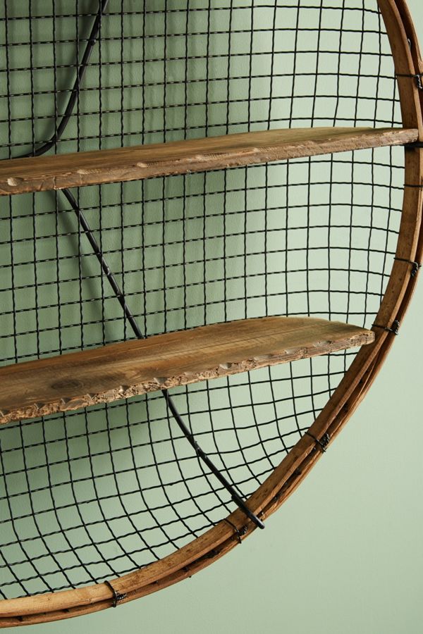 Farmhouse Round Shelving Unit Anthropologie