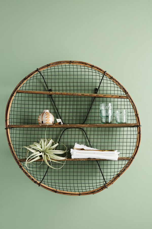 Farmhouse Round Shelving Unit Anthropologie