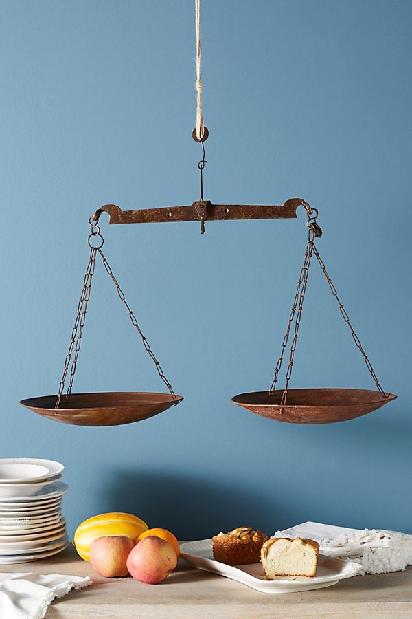 Slide View: 1: Antiqued Scale Accent Stand