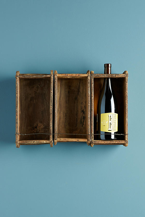 Slide View: 1: Rustic Wine Rack