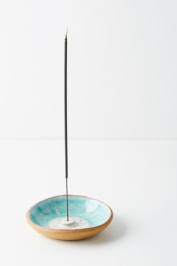 Slide View: 1: Turquoise Ring Incense Holder