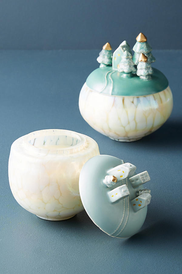 Slide View: 2: Reverse Snowglobe Candle