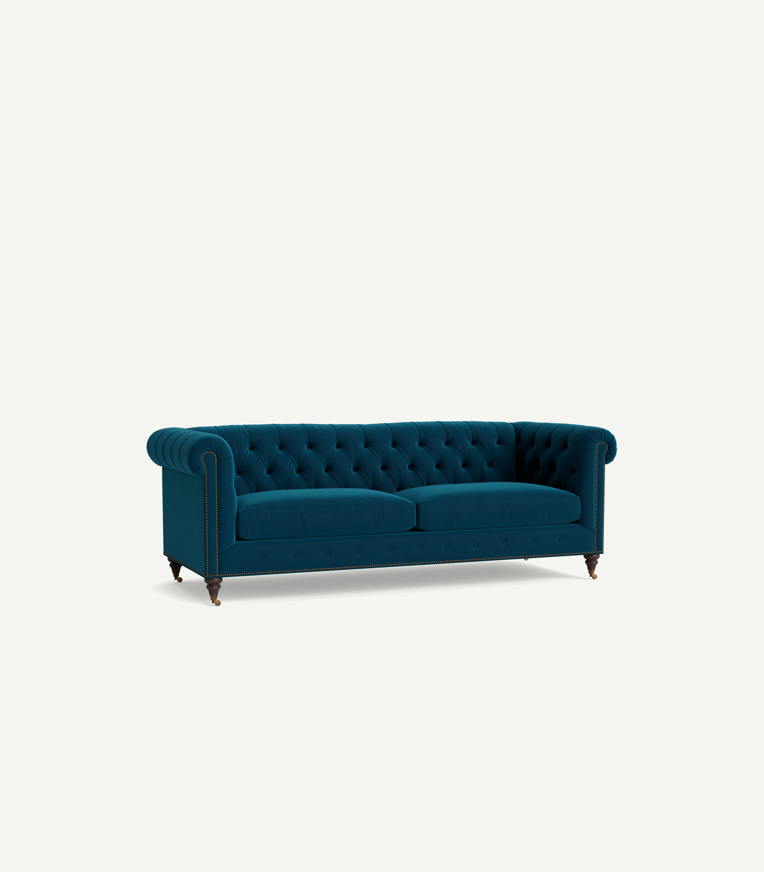 Lyre Chesterfield Two Cushion Sofa Anthropologie