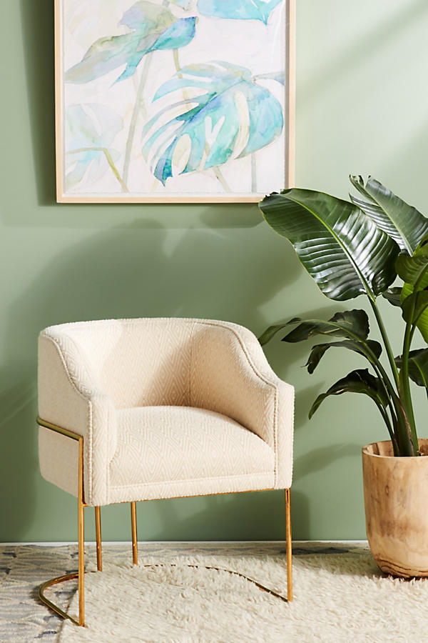 Slide View: 1: Wool Diamond Caddell Dining Chair