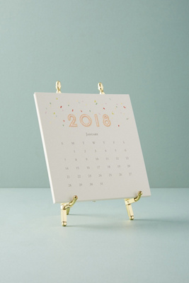 Confetti 2018 Desk Calendar